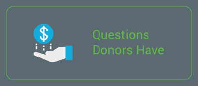 Here are some FAQs donors have.