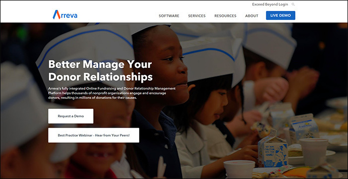 Check out Arreva's website to learn more about MatchMaker, an online fundraising tool.
