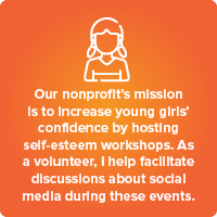 Here is a final example of an elevator pitch volunteers can use.