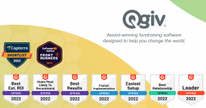 Qgiv Named Top Fundraising Software by G2 and Gartner Digital Markets’ Network Sites Capterra and Software Advice