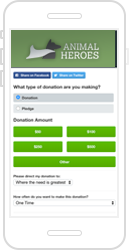Check out Qgiv's mobile donation form as a key way to ask for donations.